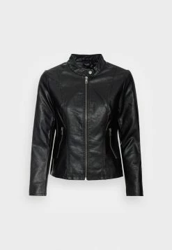 ONLY Petite ONLMELISA JACKET - Faux Leather Jacket - Black 10 ONLY Petite ONLMELISA JACKET - Faux Leather Jacket - Black -ONLY Petite store bd7de2c5489244fe842a756a66fe297d
