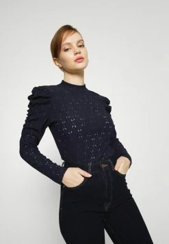 ONLY Petite ONLROSALINE HIGHNECK PUFF - Blouse - Night Sky 12 ONLY Petite ONLROSALINE HIGHNECK PUFF - Blouse - Night Sky -ONLY Petite store bdcabc01ec21457d9e7dab3d0ed32edd