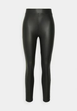 ONLY Petite ONLCOOL COATED PETITE - Leggings - Trousers - Black -ONLY Petite store be6d5cb428d847609c958317f38e77cc