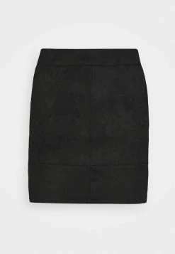 ONLY Petite ONLJULIE BONDED SKIRT - Mini Skirt - Black -ONLY Petite store be89bca6b2594ed5abd6cdad8915835c