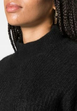 ONLY Petite ONLKARINNA HIGHNECK - Jumper - Black -ONLY Petite store bec4294562724b80ab7e5f34f3220a56