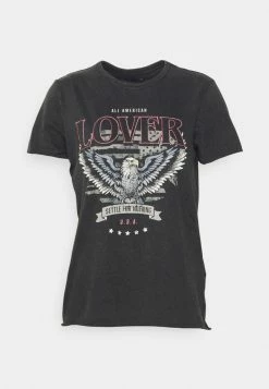 ONLY Petite ONLLUCY - Print T-shirt - Black -ONLY Petite store c0016430598e45908e285b7c05b28669