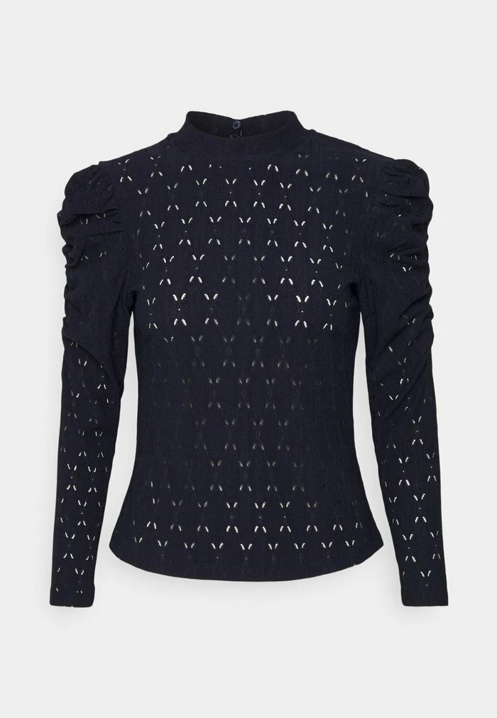 ONLY Petite ONLROSALINE HIGHNECK PUFF - Blouse - Night Sky 8 ONLY Petite ONLROSALINE HIGHNECK PUFF - Blouse - Night Sky - Image 6