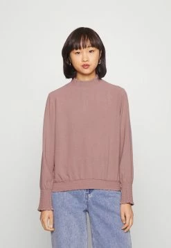 ONLY Petite ONLMETTE INGA HIGH NECKSMOCK - Blouse - Elderberry