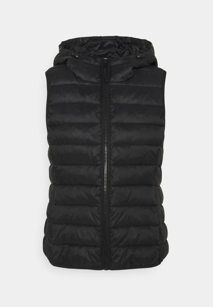 ONLY Petite ONLTAHOE HOOD JACKET - Waistcoat - Black 3 ONLY Petite ONLTAHOE HOOD JACKET - Waistcoat - Black