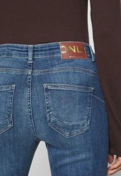 ONLY Petite ONLPRINCE POWER PUSHUP LIFE MID BOX - Jeans Skinny Fit - Dark Blue Denim -ONLY Petite store c17dd1ac43c748fb8870767d76f26318