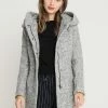 ONLY Petite ONLSEDONA COAT - Short Coat - Light Grey Melange -ONLY Petite store c2654957f1b44b08a7b8ce285af4f12c