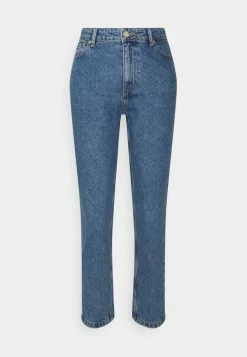 ONLY Petite ONLJAGGER LIFE HIGH MOM - Straight Leg Jeans - Medium Blue Denim