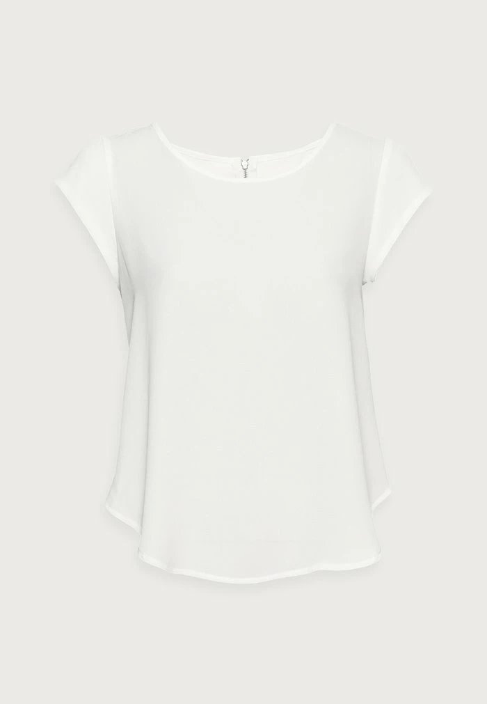 ONLY Petite ONLVIC SOLID - Basic T-shirt - Cloud Dancer 6 ONLY Petite ONLVIC SOLID - Basic T-shirt - Cloud Dancer - Image 4