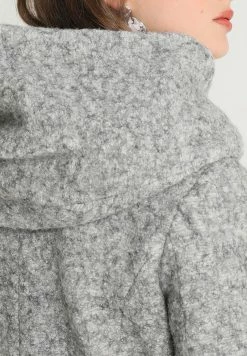 ONLY Petite ONLSEDONA COAT - Short Coat - Light Grey Melange -ONLY Petite store c57b6439283a4a18a4c57a2ef8cb30b4