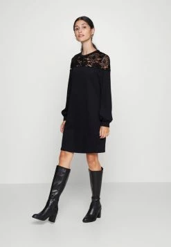 ONLY Petite ONLCATALINA O-NECKPLAIN DRESS - Day Dress - Black -ONLY Petite store c619a58704a0446a8aaccdeea9be31df