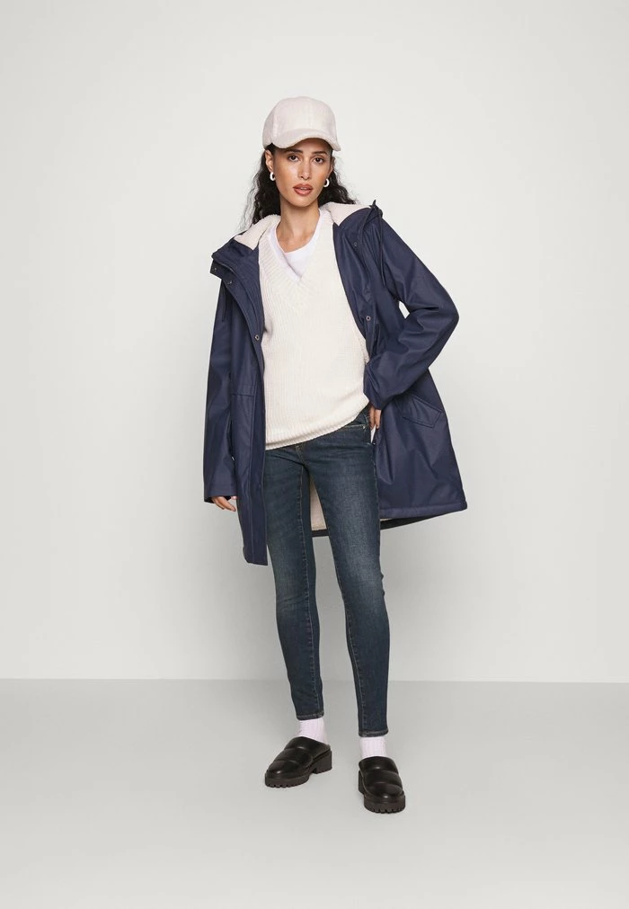 ONLY Petite ONLCORAL LIFE BOX - Jeans Skinny Fit - Dark Medium Blue Denim 4 ONLY Petite ONLCORAL LIFE BOX - Jeans Skinny Fit - Dark Medium Blue Denim - Image 2