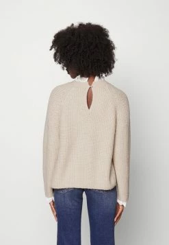 ONLY Petite ONLCIL HIGHNECK - Jumper - Pumice Stone -ONLY Petite store c6604a03cfec41409856db259a77d219