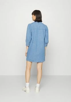 ONLY Petite ONLFELICA - Day Dress - Light Medium Blue Denim -ONLY Petite store c879a5aacfe54f2e82688d6321582d17