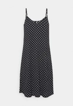 ONLY Petite ONLPELLA SLIP DRESS - Day Dress - Black/white