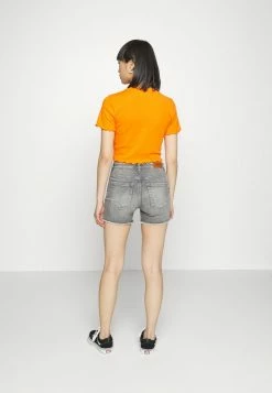 ONLY Petite ONLBLUSH LIFE MID RAW - Denim Shorts - Grey Denim -ONLY Petite store c94cd9c626174ad58aab115e116a8c52