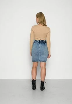 ONLY Petite ONLINC MILLIE ELAS WAISTBAND - Mini Skirt - Light Blue Denim 9 ONLY Petite ONLINC MILLIE ELAS WAISTBAND - Mini Skirt - Light Blue Denim -ONLY Petite store c9b2496905a04a5eb836a6d88b756f8d