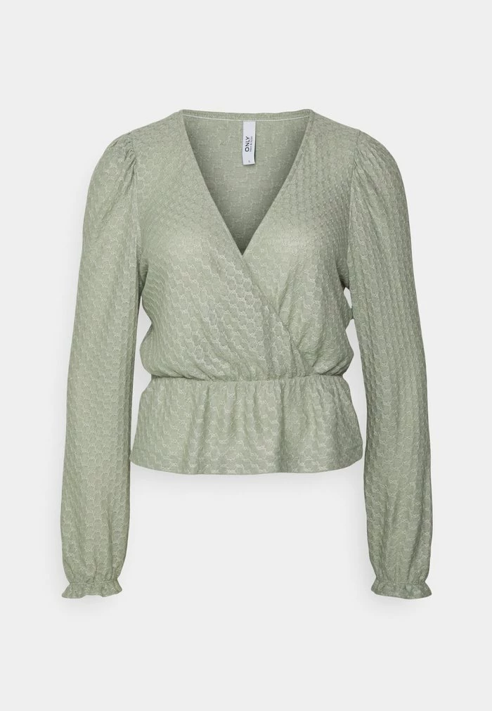 ONLY Petite ONLSTEFFIE V NECK - Jumper - Seagrass 7 ONLY Petite ONLSTEFFIE V NECK - Jumper - Seagrass - Image 5