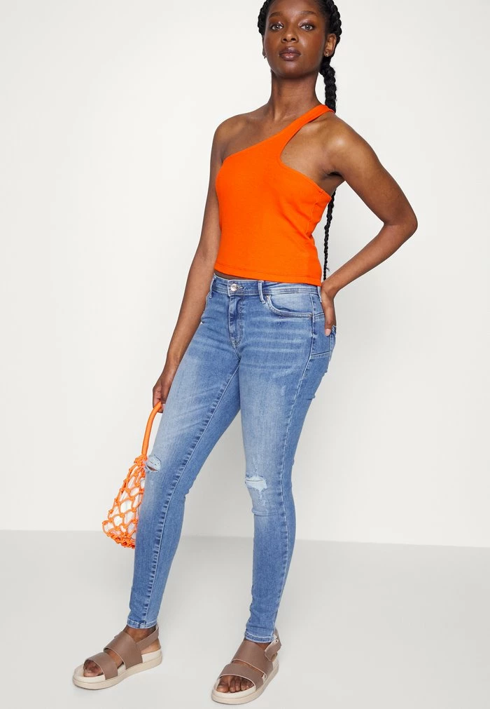 ONLY Petite ONLSHAPEREG PUSH UP - Jeans Skinny Fit - Medium Blue Denim 6 ONLY Petite ONLSHAPEREG PUSH UP - Jeans Skinny Fit - Medium Blue Denim - Image 4