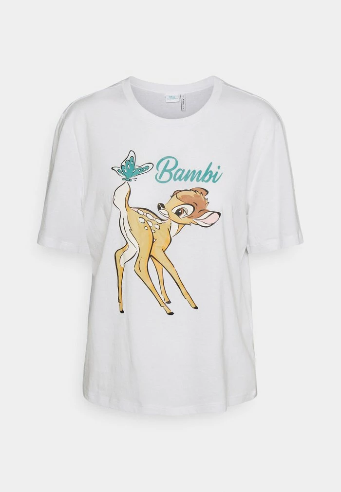 ONLY Petite ONLDISNEY LIFE BOXY BAMBI - Print T-shirt - Bright White 3 ONLY Petite ONLDISNEY LIFE BOXY BAMBI - Print T-shirt - Bright White