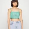 ONLY Petite ONLSIGGA - Top - Green -ONLY Petite store cc74850213d643f7b119184bf1f71b0d