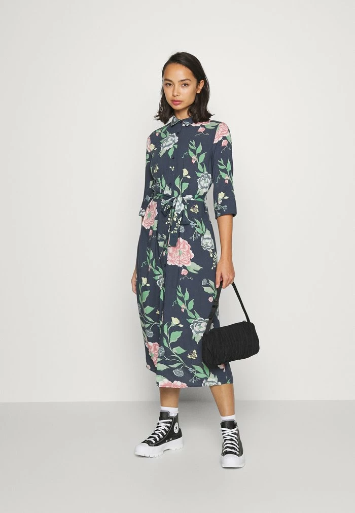 ONLY Petite ONLNOVA LIFE DRESS - Shirt Dress - Dark Blue 4 ONLY Petite ONLNOVA LIFE DRESS - Shirt Dress - Dark Blue - Image 2