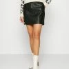 ONLY Petite ONLPIA SKIRT - Mini Skirt - Black -ONLY Petite store ccc66249ed064f8f8f977470f4606c33