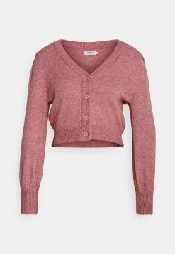 ONLY Petite ONLLEVA PUFF CARDIGAN - Cardigan - Dusty Rose -ONLY Petite store cd5ab1a571ed47a1a1c43d8f1114c362