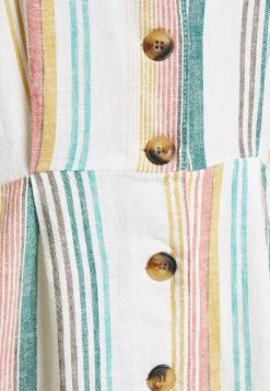 ONLY Petite ONLVIVA OHIO BUTTON STRIPE - Day Dress - Cloud Dancer/old Rose/nugget Gold -ONLY Petite store cdec62c842a443a9a578e3692e0282d0