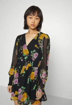 ONLY Petite ONLABA ISABELLLA SMOCK - Day Dress - Black -ONLY Petite store ce78620ea5494043a3a09f6357cbf9c1