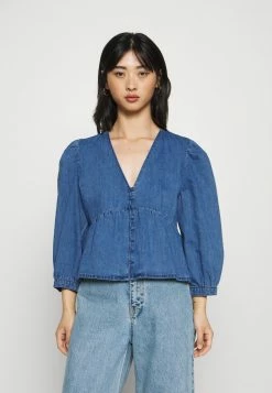 ONLY Petite ONLDAISY LIFE SHIRT - Blouse - Medium Blue