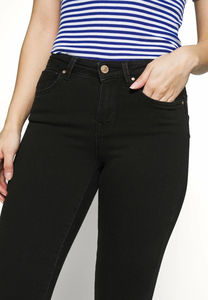 ONLY Petite NLPOWER MID PUSH UP - Jeans Skinny Fit - Black 7 ONLY Petite NLPOWER MID PUSH UP - Jeans Skinny Fit - Black - Image 5