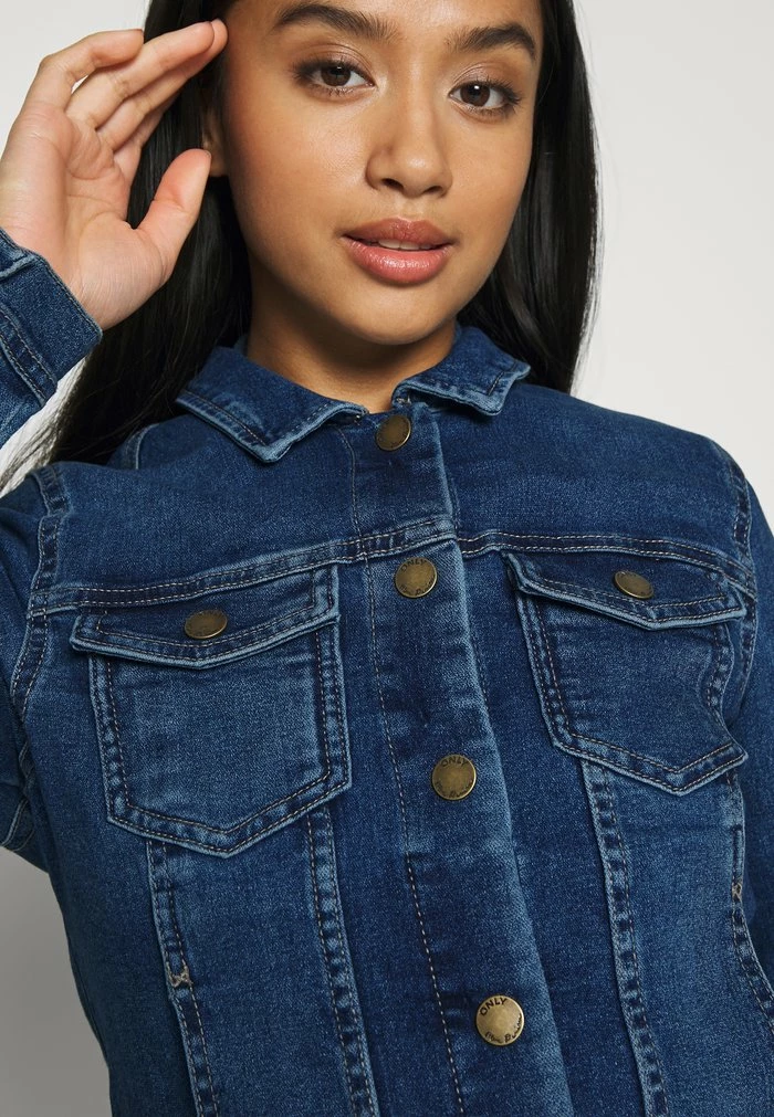 ONLY Petite ONLWESTA - Denim Jacket - Dark Blue Denim 6 ONLY Petite ONLWESTA - Denim Jacket - Dark Blue Denim - Image 4
