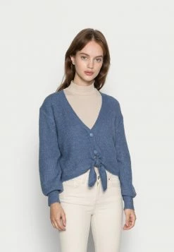 ONLY Petite ONLMONICA TIE CARDIGAN - Cardigan - Moonlight Blue Melange