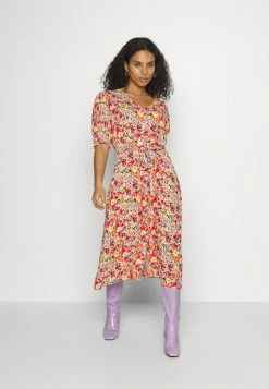 Alternative view of ONLY Petite ONLFREDERIKKE V NECK BELT DRESS - Shirt Dress - Cloud Dancer/pink Mix