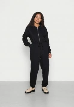ONLY Petite ONLAVA LIFE SWEAT JUMPSUIT - Jumpsuit - Black