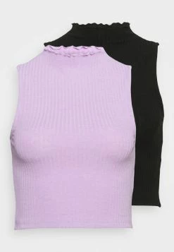 ONLY Petite ONLNELLA PETIT 2 PACK - Top - Orchid Bloom/black -ONLY Petite store d251180d2aa6491ca2ba4396e29a0629