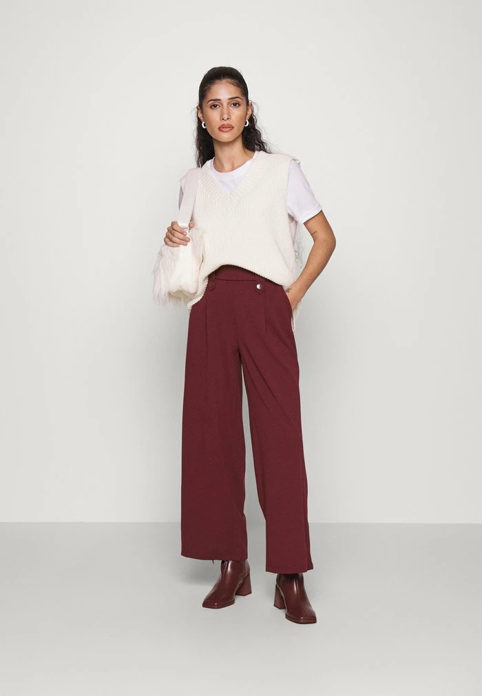 ONLY Petite ONLSANIA - Trousers - Port Royale 4 ONLY Petite ONLSANIA - Trousers - Port Royale - Image 2