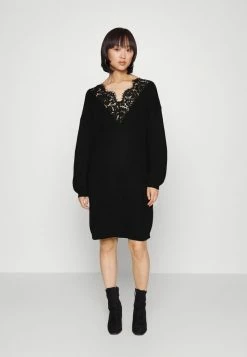 ONLY Petite ONLXENIA LIFEL DRESS - Jumper Dress - Black