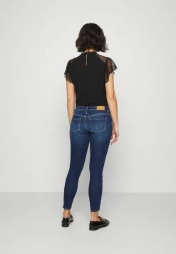 ONLY Petite ONLCORAL LIFE - Jeans Skinny Fit - Dark Blue Denim -ONLY Petite store d3a481ca698749c394dd1cfb301d525a