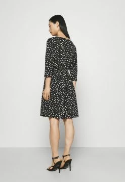 ONLY Petite ONLPELLA 3/4 WRAP SHORT DRESS - Jersey Dress - Black -ONLY Petite store d57fa1e219a64bc7b1a1c4f5baf7b7e4