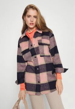 ONLY Petite ONLNEA DEMI BELT CHECK SHACKETPTT - Winter Jacket - Misty Rose -ONLY Petite store d6f68150ecbe405394df9d21fb42189e