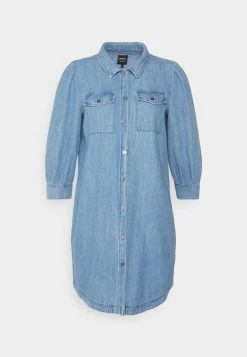 ONLY Petite ONLFELICA - Day Dress - Light Medium Blue Denim -ONLY Petite store d71998ba67244840834297c9aaab4090