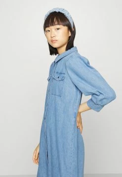 ONLY Petite ONLFELICA - Day Dress - Light Medium Blue Denim -ONLY Petite store d739770c20b64c66a5b56cdaca0e4e4c