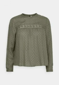 ONLY Petite ONLPELIA LIFE DOT BLOUSE - Blouse - Balsam Green