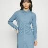 ONLY Petite ONLHONEY SHIRT DRESS - Jersey Dress - Light Blue -ONLY Petite store d8bf5e6b6e0644a98c0fa3ee594069d1