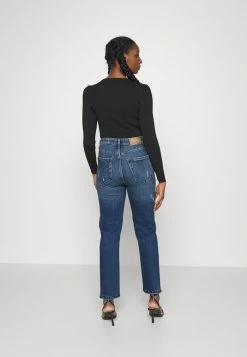 ONLY Petite ONLSCARLETT LIFE - Straight Leg Jeans - Medium Blue Denim -ONLY Petite store dc767b2ed9834eb69e23ce23025349a4