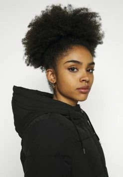 ONLY Petite ONLDOLLY LONG PUFFER - Winter Coat - Black -ONLY Petite store dd650ea5f1b744f4a077b79b53a4ade7