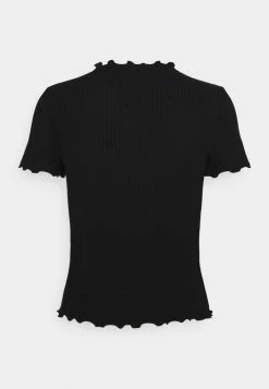ONLY Petite ONLEMMA HIGHNECK - Print T-shirt - Black -ONLY Petite store de35dd6ca6f749e5a347331c83eeac80