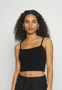 ONLY Petite ONLLIVE LOVE SINGLET CROPPED 2 PACK - Top - Black/laurel Wreath -ONLY Petite store de3c5d5111a34303a30b7b9aa1d01a08